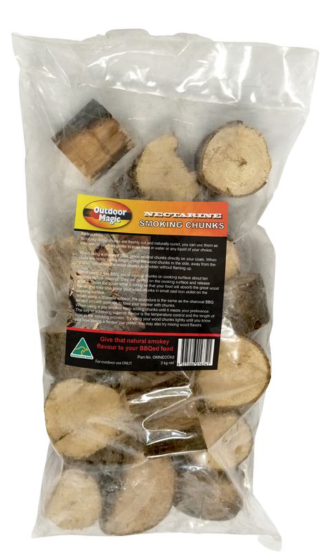 Nectarine Wood Chunks 3kg