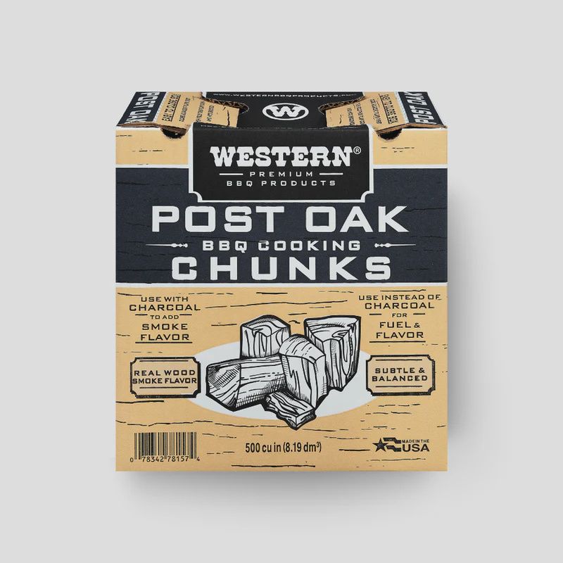Western Premium BBQ Post Oak Wood Chunks