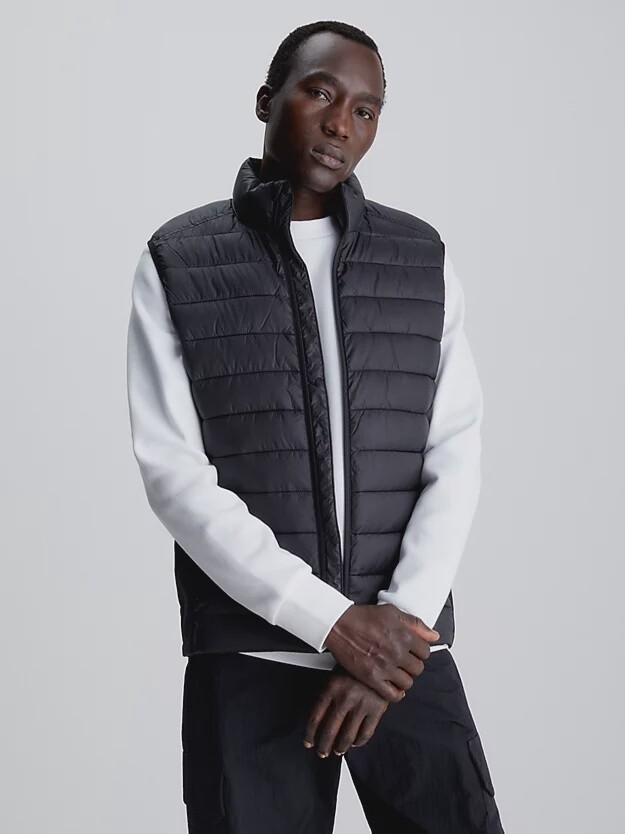 CK Puffer Gilet, Colour: Black, Size: Small