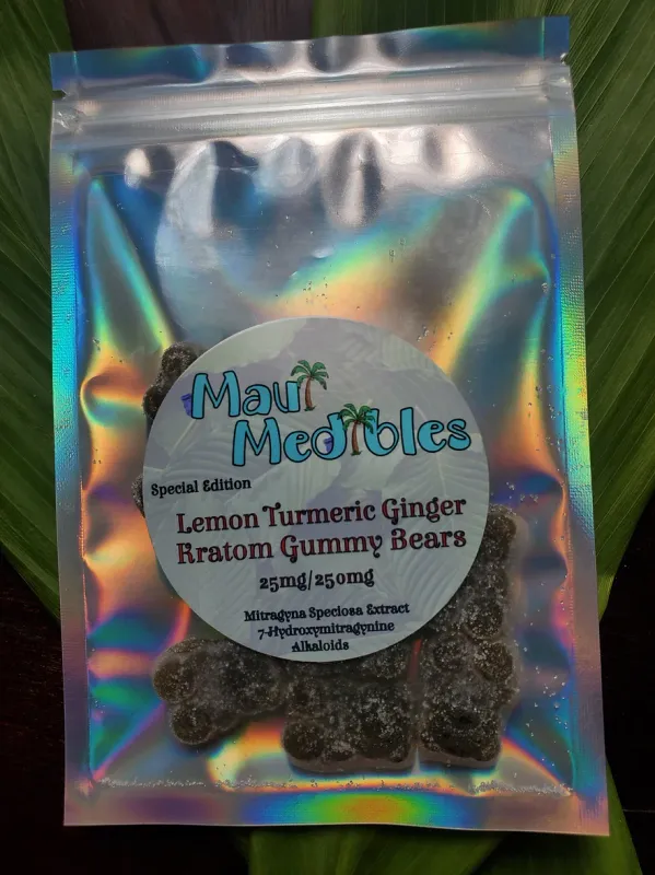 Lemon Turmeric Ginger Kratom Bears