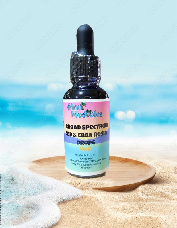 Broad Spectrum CBD &amp; CBDa Rosin Drops