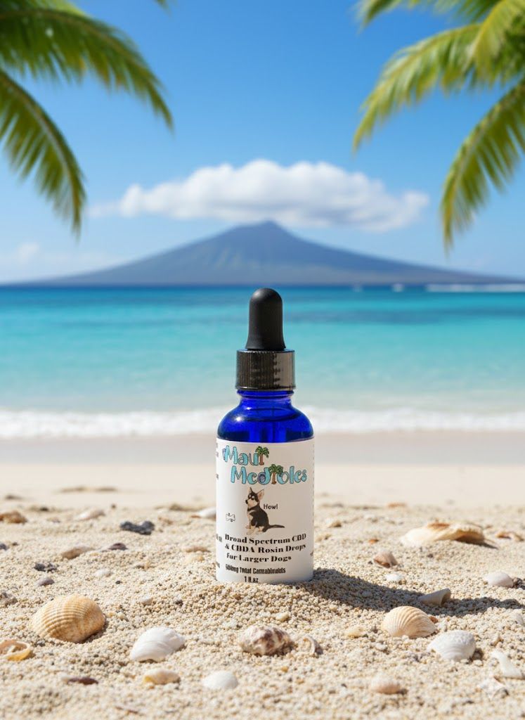 Broad Spectrum CBD&amp; CBDA Rosin Drops for Larger Dogs - 70lbs and up