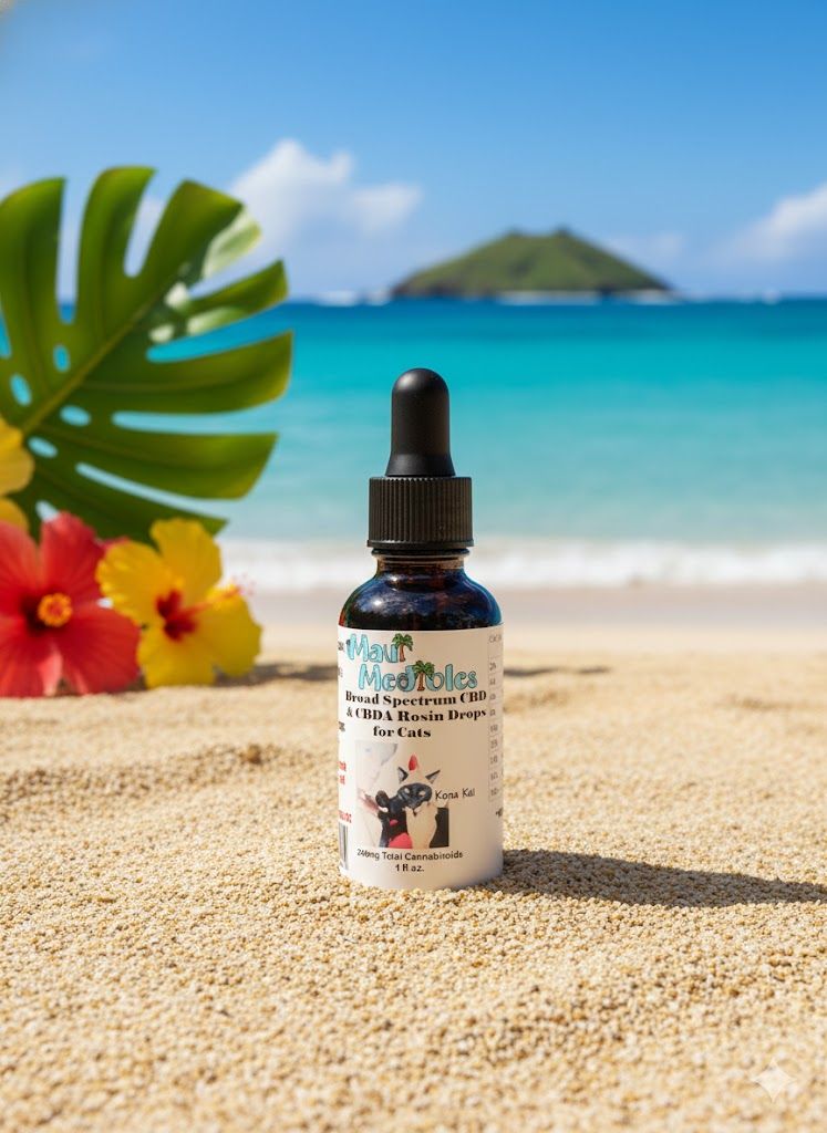 Broad Spectrum CBD &amp; CBDA Rosin Drops for Cats