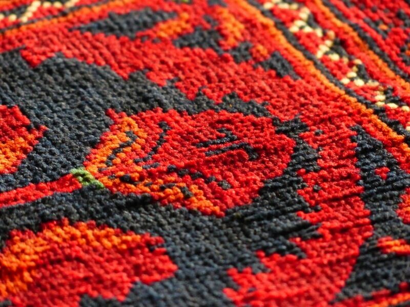 1m2 Tapis en laine ou synthétique