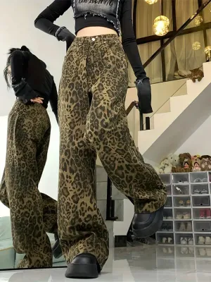 Cheetah Print Jeans