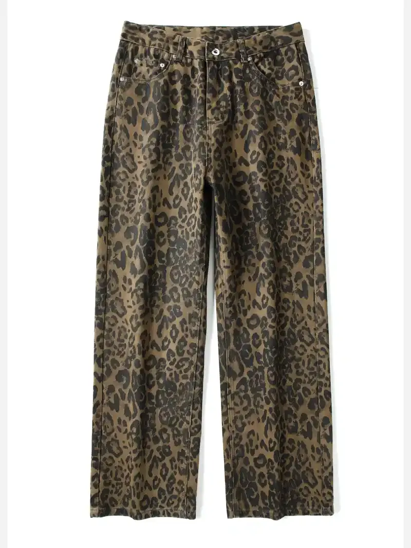 Cheetah Print Jeans