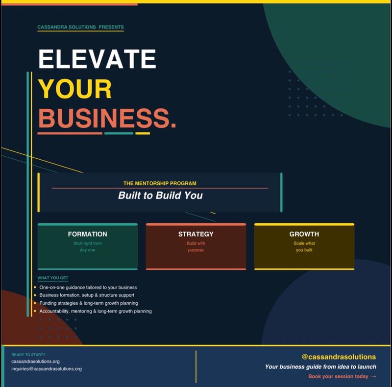 The Mentorship Program — Built to Build You