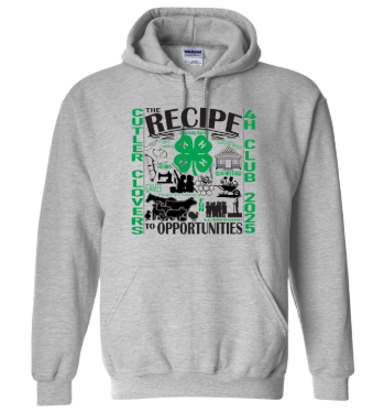 Cutler Clovers 4-H Club Hooded Sweatshirt