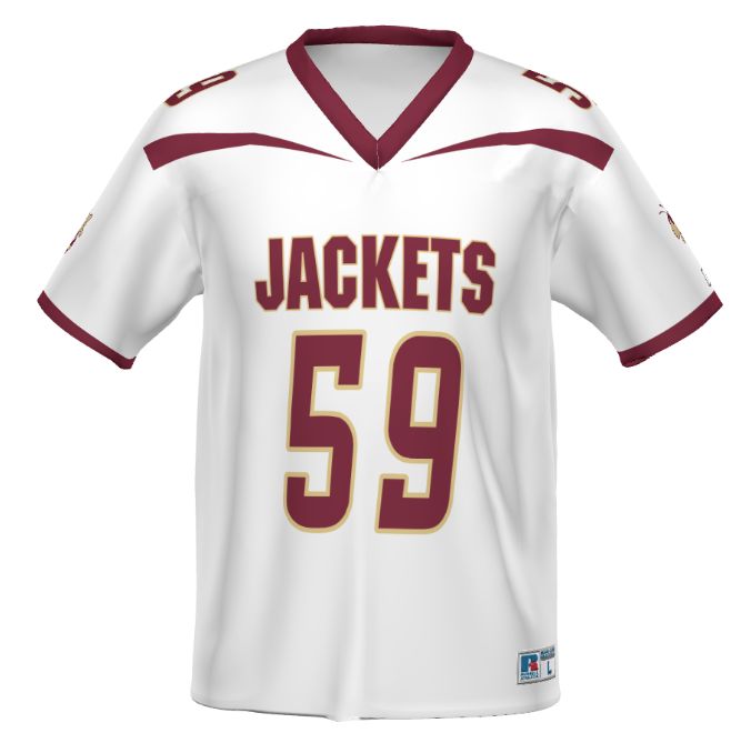 Williamstown Yellow Jackets White Football Fan Jerseys