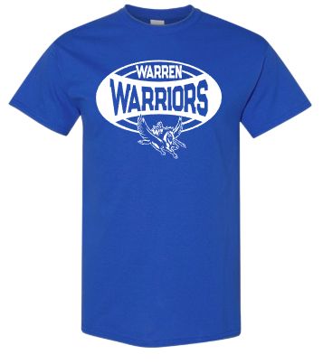 Warren Warriors T - Oval Design