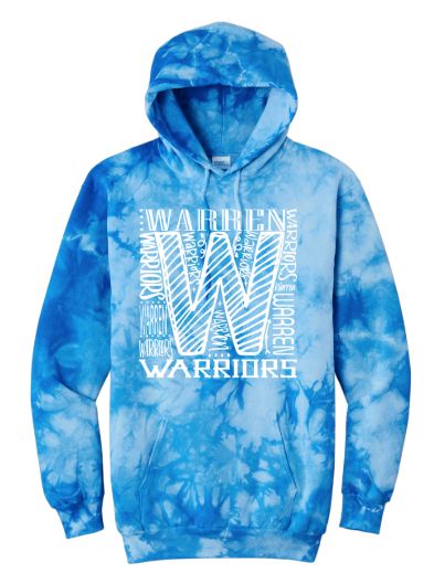 Warren Warriors Tie Dye Hoodie