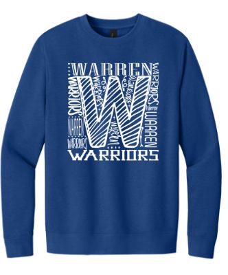 Warren Warriors Crewneck Sweatshirt - W Design