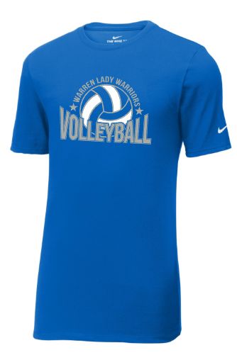Warren Lady Warriors Volleyball Nike Dri-FIT Cotton/Poly T