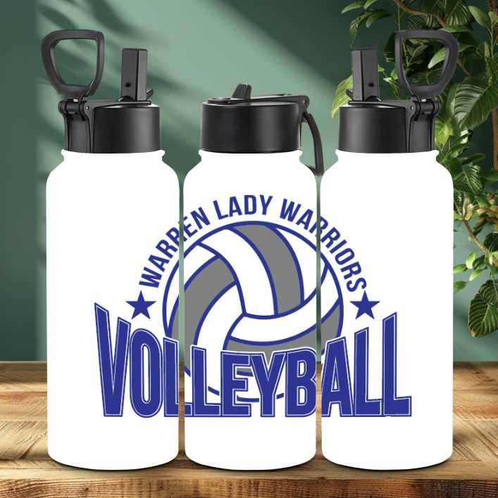 ​Warren Lady Warriors Volleyball 32oz Hydro Tumbler
