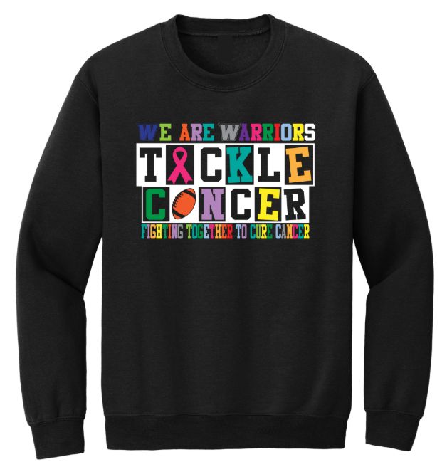 Warren Football Tackle All Cancer Crewneck
