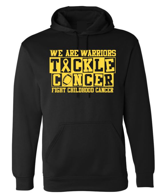 Warren Football Tackle Childhood Cancer Hoodie