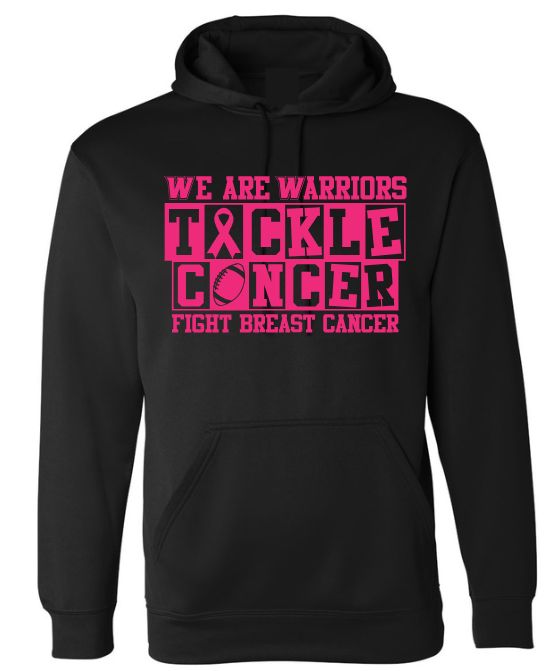 Warren Football Tackle Breast Cancer Hoodie