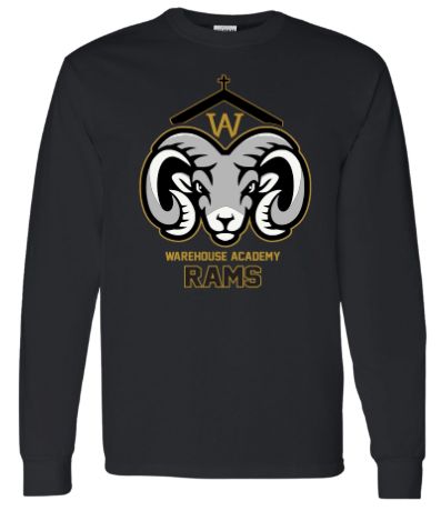 Warehouse Academy Long Sleeve T Design 1 Ram