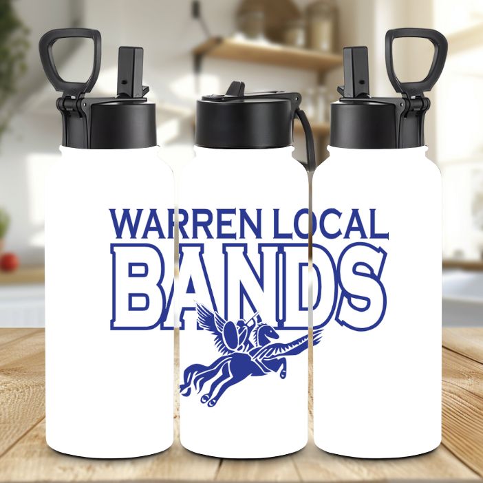 Warren Local Bands 32oz Hydro Tumbler Design 2