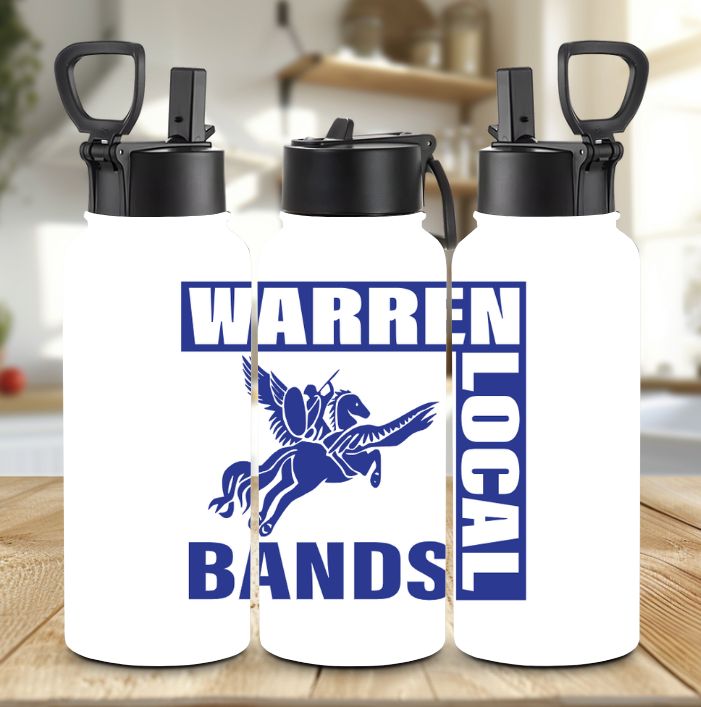 Warren Local Bands 32oz Hydro Tumbler Design 1