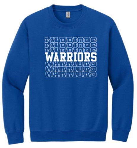 Warren Warriors Crew Design 2