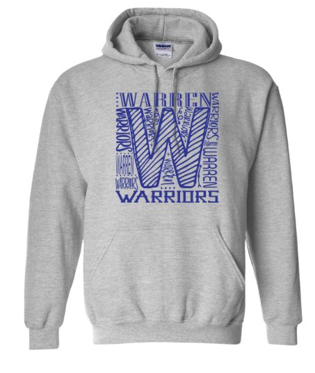 Warren Warriors Hoodie Design 3