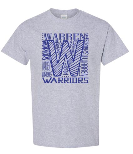Warren Warriors T Design 3