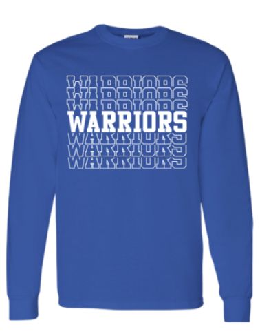 Warren Warriors Long Sleeve T Design 2
