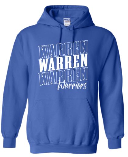 Warren Warriors Hoodie Design 4