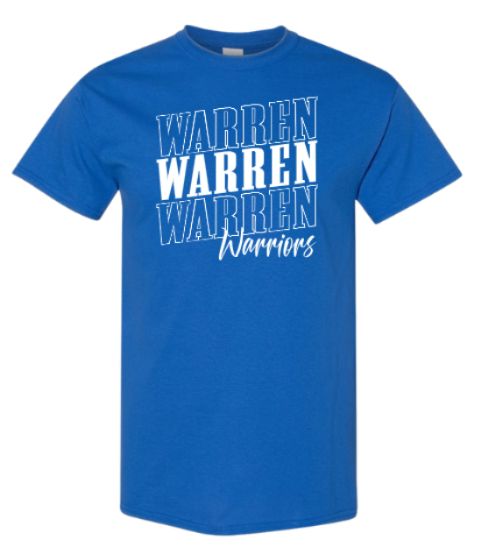 Warren Warriors T Design 4