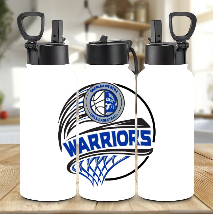 Warren Girls Basketball 32oz Hydro Tumbler