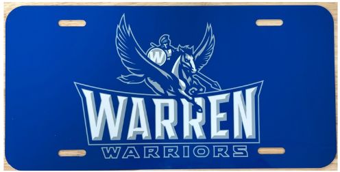 WMS Metal License Plate