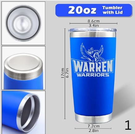 Warren 20oz Laser Engraved Tumbler - Design 1