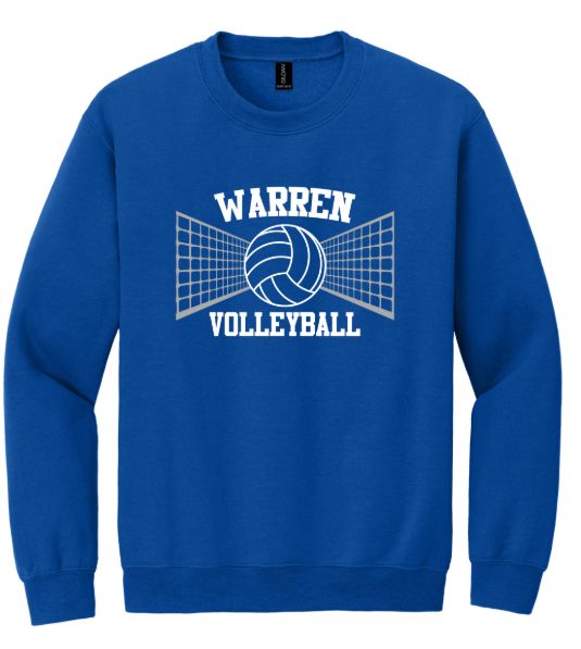 Warren Youth Volleyball Crew Sweatshirt