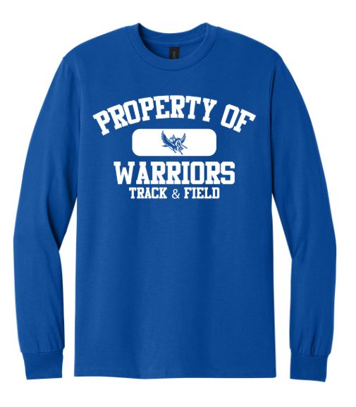Warren Track Long Sleeve T Design 1