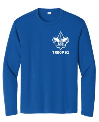 Troop 91 Long Sleeve Moisture Wicking T