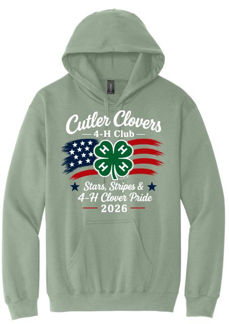 Cutler Clovers 4H Hooded Sweatshirt Design 2
