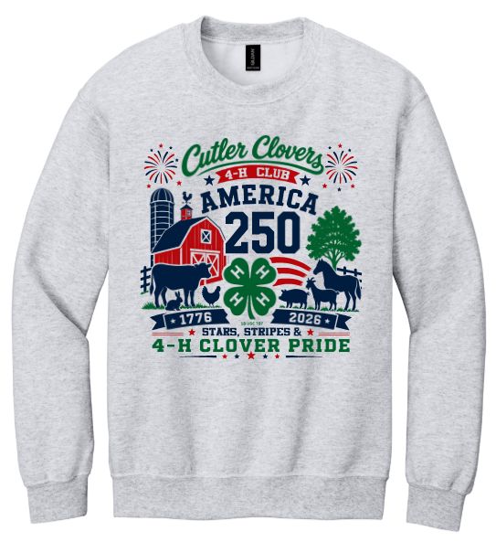 Cutler Clovers 4H Crewneck Sweatshirt Design 1