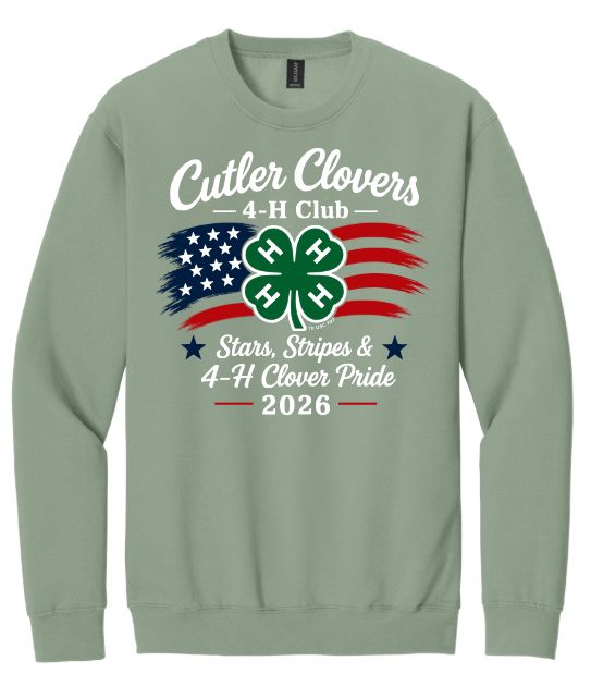Cutler Clovers 4H Crewneck Sweatshirt Design 2