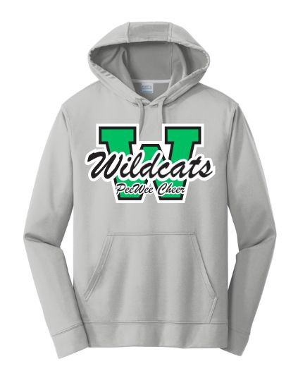 Waterford PeeWee Cheer Moisture Wick Hooded Sweatshirt