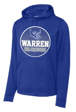 WMS Moisture Wick Hooded Sweatshirt - Circle Design