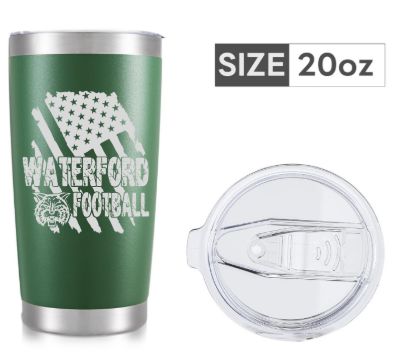 Waterford PeeWee Football Laser Engraved Tumbler