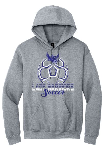 Lady Warriors Soccer Hoodie Design 2
