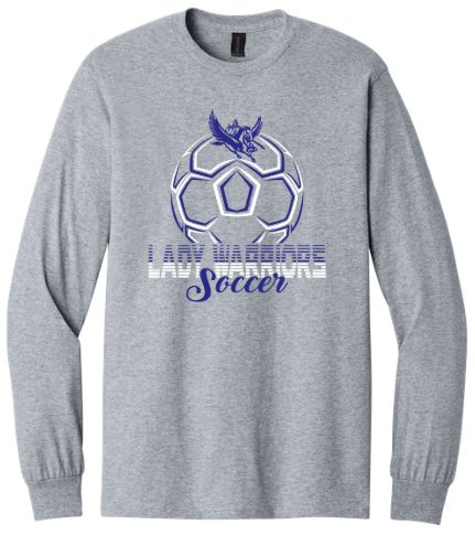 Lady Warriors Soccer Long Sleeve T Design 2