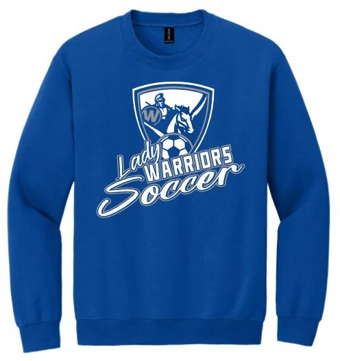 Lady Warriors Soccer Crew Design 1