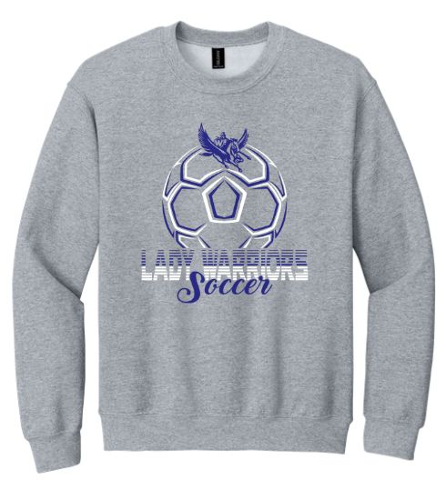 Lady Warriors Soccer Crew Design 2