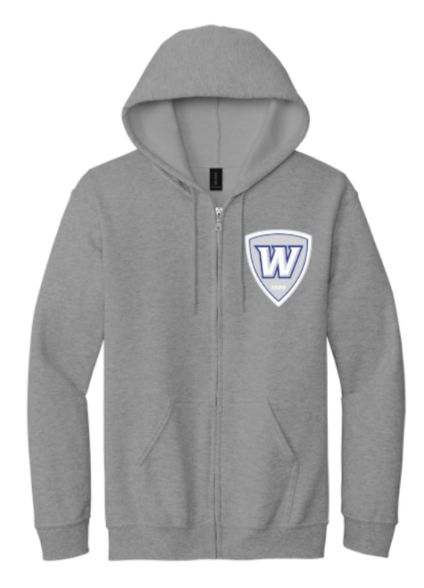 Warren Men's Soccer Team Wear Full Zip
