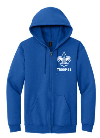 Troop 91 Full Zip Sweatshirt