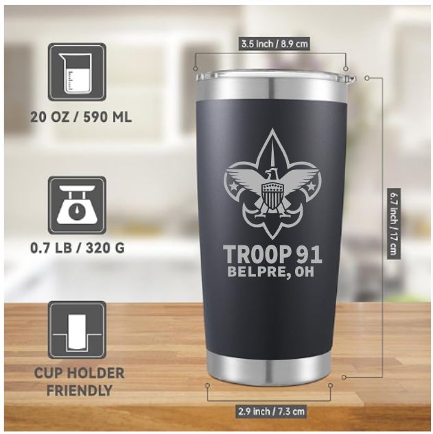 Troop 91 20oz. Tumbler