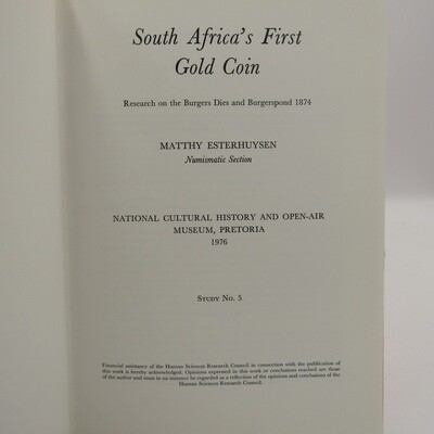 South African's First Gold coin by Matthy Esterhuysen